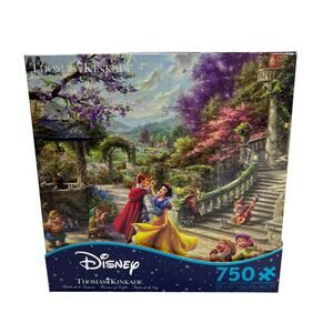 CEACO DISNEY Thomas Kinkade Snow White 750 Piece Jigsaw Puzzle 24x18 Complete